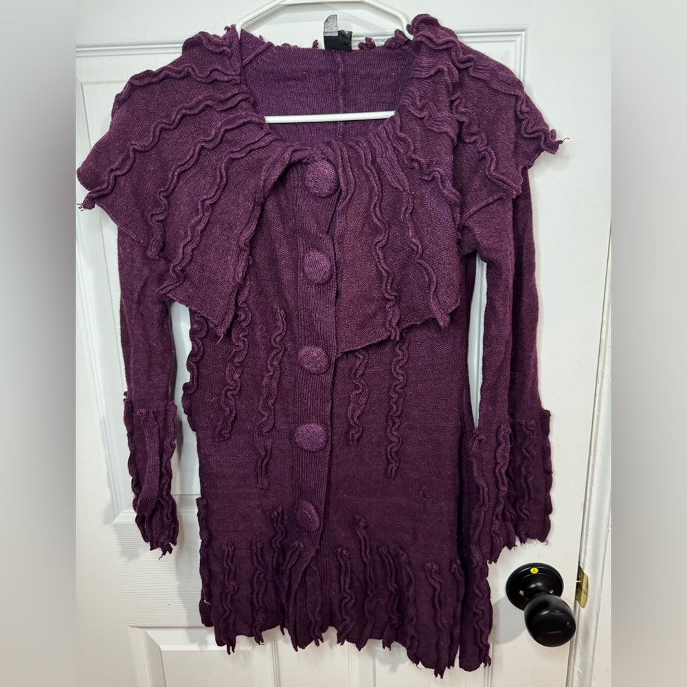 Covelo Purple Knit Sweater